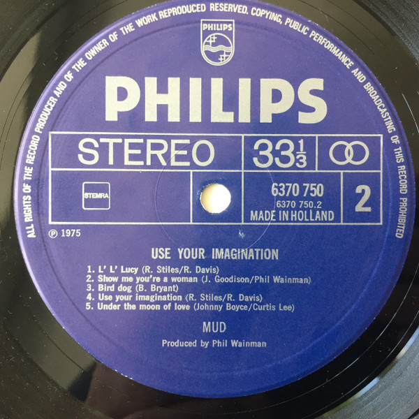 Mud, Use Your Imagination - LP