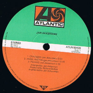 Jan Akkerman, Jan Akkerman - LP: imagen 3