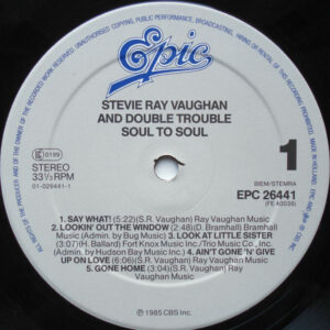 Stevie Ray Vaughan & Double Trouble, Soul To Soul - LP: imagen 3