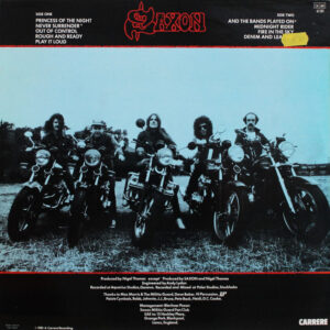 Saxon, Denim And Leather - LP: imagen 2
