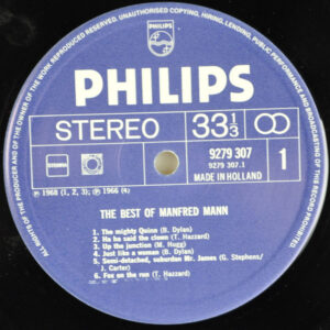 Manfred Mann, The Best Of Manfred Mann - LP: imagen 3