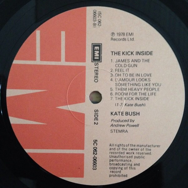 Kate Bush, The Kick Inside - LP
