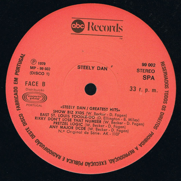 Steely Dan, Greatest Hits (1972-1978) - LP