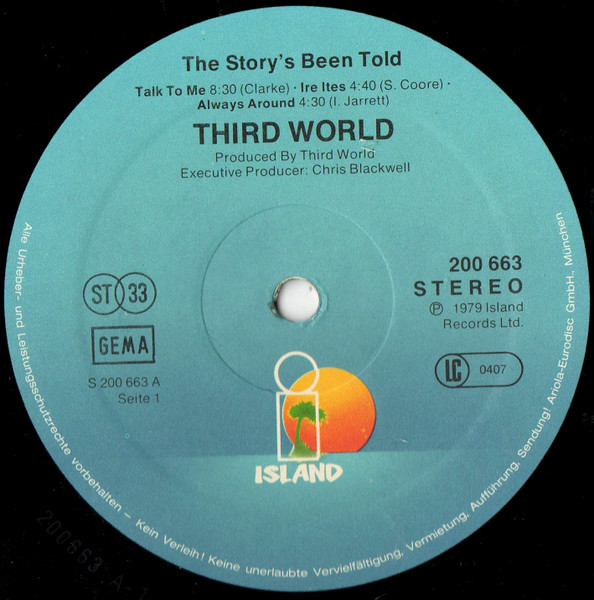 Third World, The Story's Been Told - LP