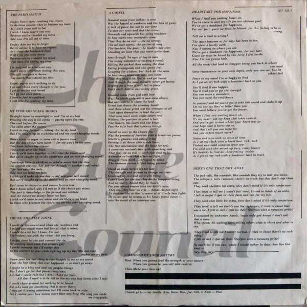 The Style Council, Café Bleu - LP