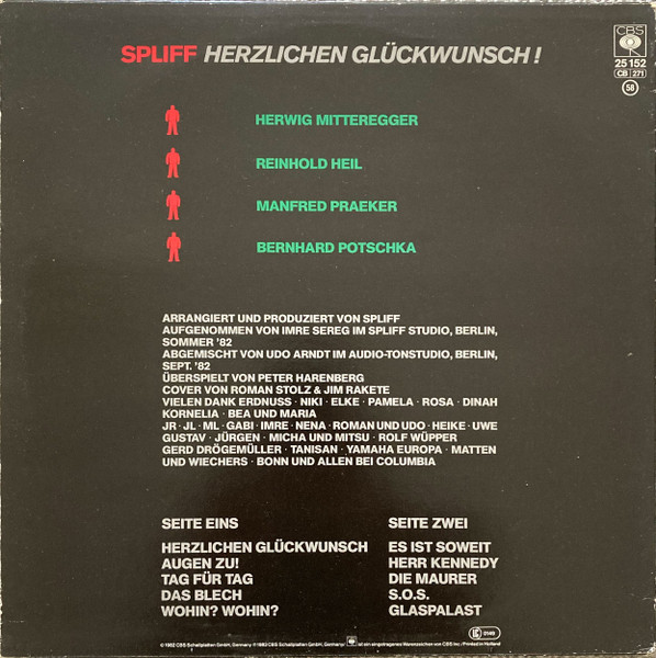 Spliff, Herzlichen Glückwunsch! - LP