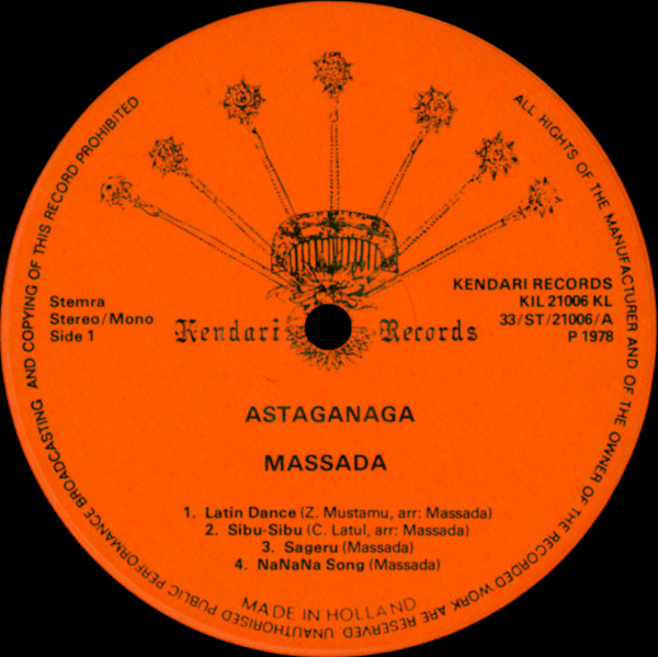 Massada, Astaganaga - LP