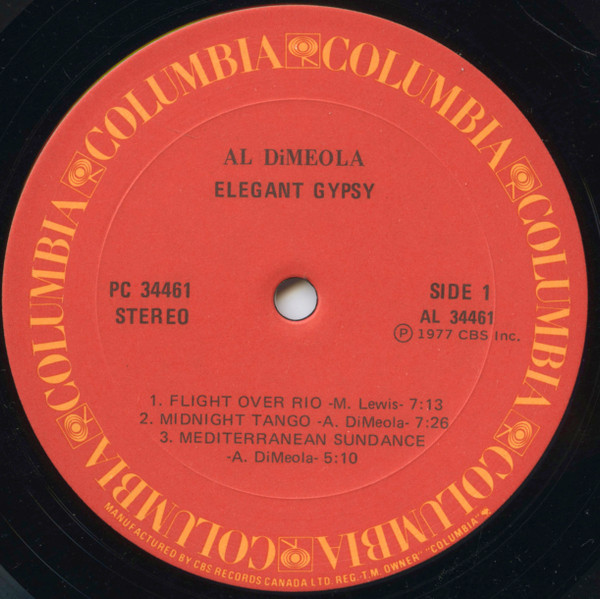 Al Di Meola, Elegant Gypsy - LP