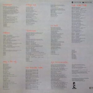 Marianne Faithfull, Dangerous Acquaintances - LP: imagen 2