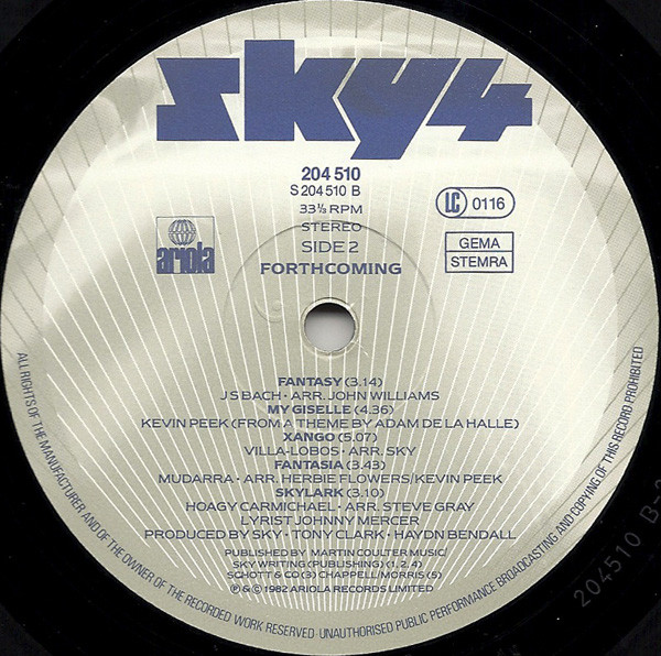 Sky, Sky 4 Forthcoming - LP