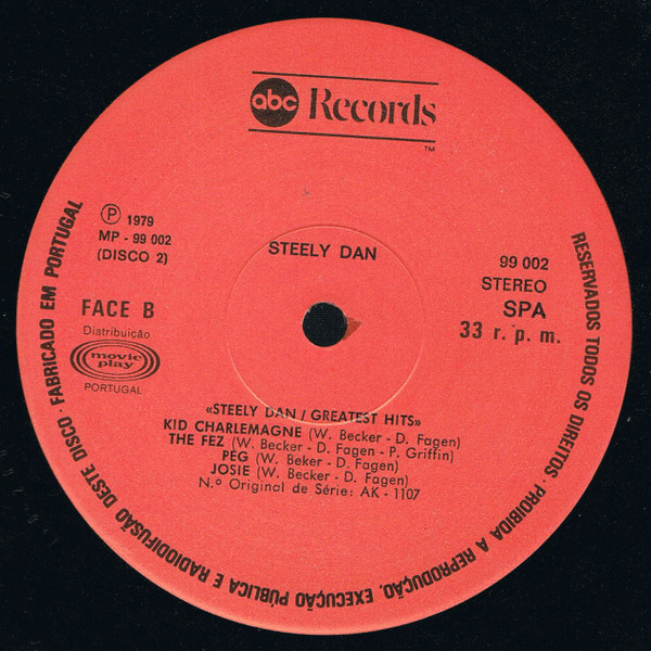 Steely Dan, Greatest Hits (1972-1978) - LP