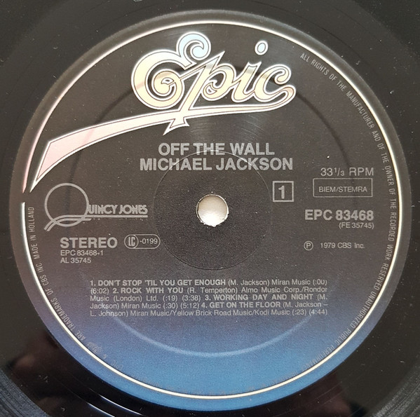 Michael Jackson, Off The Wall - LP