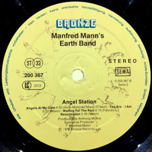Manfred Mann's Earth Band, Angel Station - LP: imagen 4