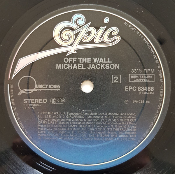 Michael Jackson, Off The Wall - LP