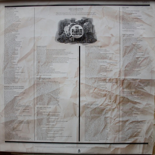 The Alarm, Declaration - LP