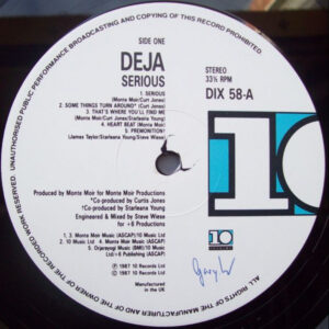 Déjà, Serious - LP Album Stereo: imagen 3