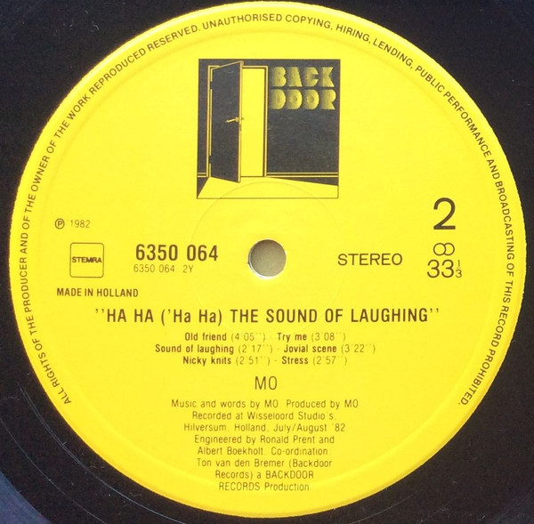 The Mo, Ha Ha! ['ha:`ha:] The Sound Of Laughing; - LP