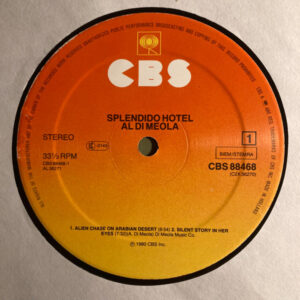 Al Di Meola, Splendido Hotel - LP: imagen 5
