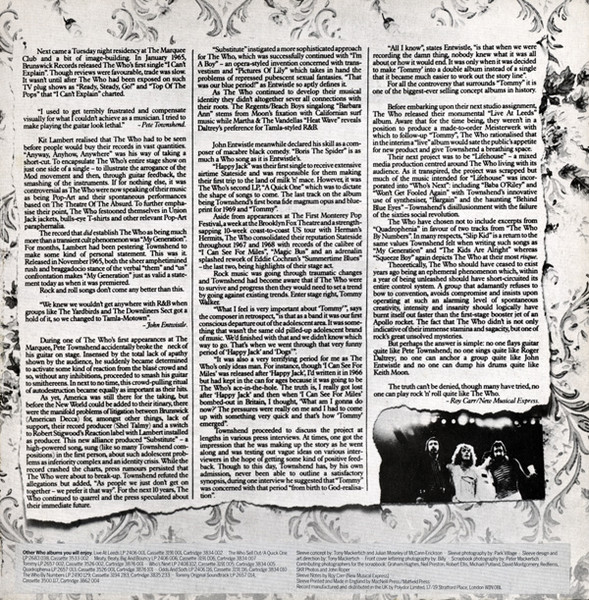 The Who, The Story Of The Who - LP