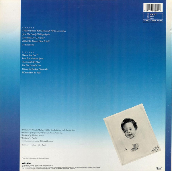 Whitney Houston, Whitney - LP