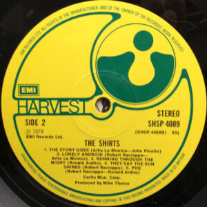 The Shirts, The Shirts - LP: imagen 4