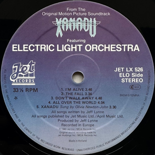 Electric Light Orchestra, Olivia New, Xanadu (From The Original Motion Picture Soundtrack) - LP
