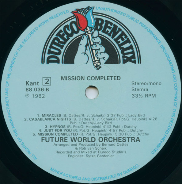 Future World Orchestra, Mission Completed - LP