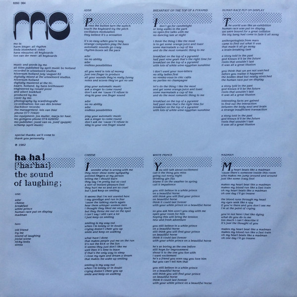 The Mo, Ha Ha! ['ha:`ha:] The Sound Of Laughing; - LP