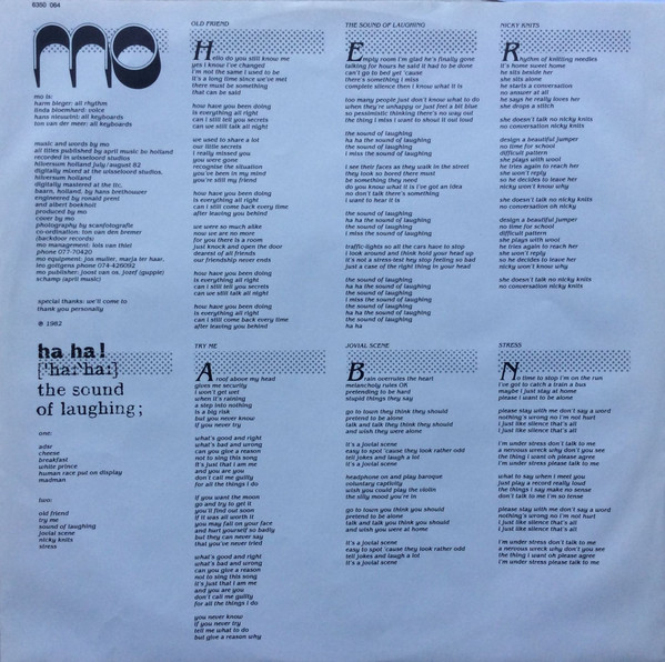 The Mo, Ha Ha! ['ha:`ha:] The Sound Of Laughing; - LP