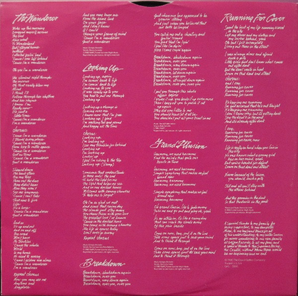 Donna Summer, The Wanderer - LP
