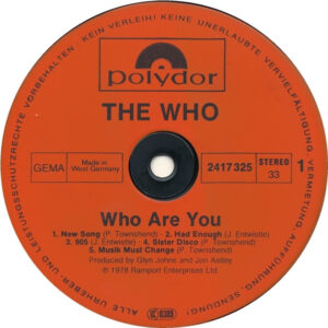 The Who, Who Are You - LP: imagen 3