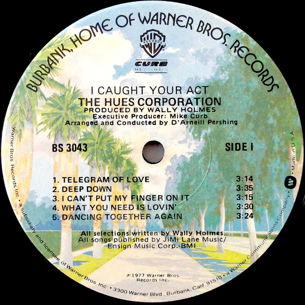 The Hues Corporation, I Caught Your Act - LP