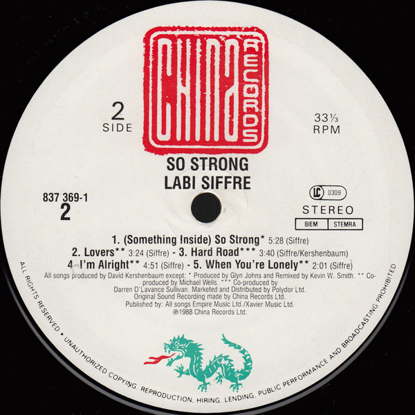 Labi Siffre, So Strong - LP