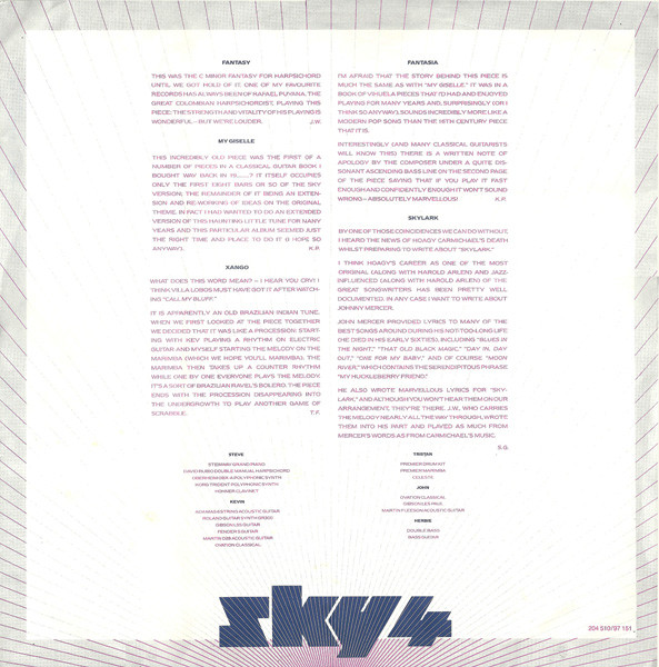 Sky, Sky 4 Forthcoming - LP