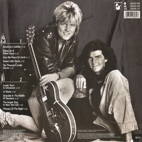 Modern Talking, In The Middle Of Nowhere - The 4th Album - LP