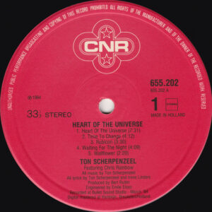 Ton Scherpenzeel, Heart Of The Universe - LP: imagen 5