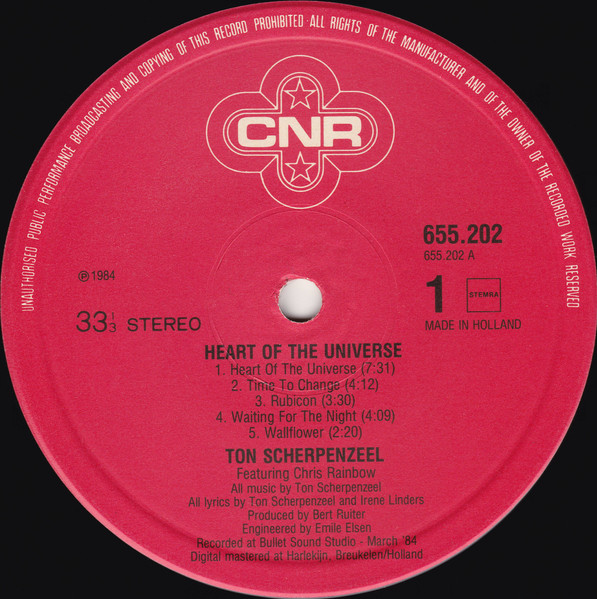 Ton Scherpenzeel, Heart Of The Universe - LP