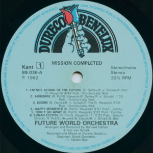 Future World Orchestra, Mission Completed - LP: imagen 3