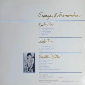 Scritti Politti, Songs To Remember - LP: imagen 2