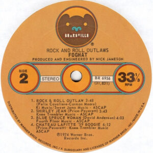 Foghat, Rock And Roll Outlaws - LP: imagen 4