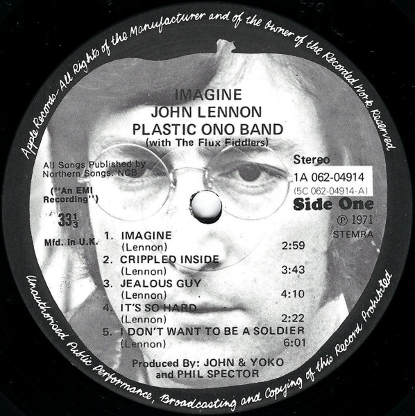 John Lennon, Imagine - LP