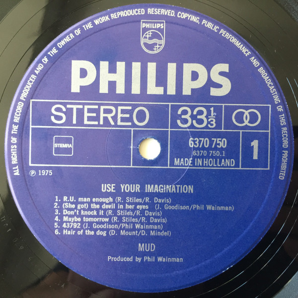 Mud, Use Your Imagination - LP
