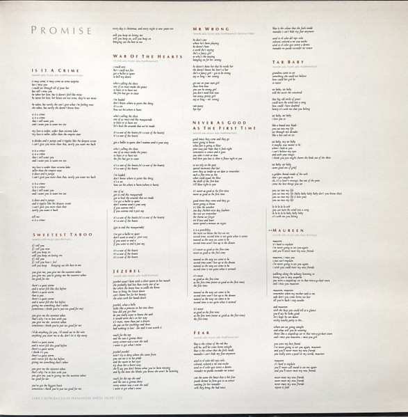 Sade, Promise - LP Album Stereo