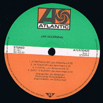 Jan Akkerman, Jan Akkerman - LP