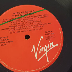 Mike Oldfield, Five Miles Out - LP: imagen 3
