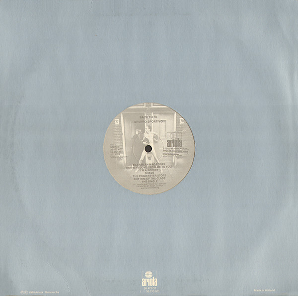 Gruppo Sportivo, Back To 78 - LP