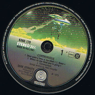 Dire Straits, Communiqué - LP