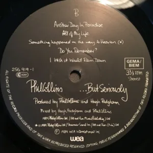 Phil Collins, ...But Seriously - LP: imagen 4