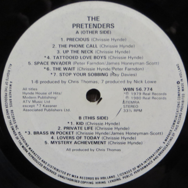 The Pretenders, Pretenders - LP