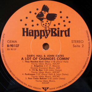 Daryl Hall & John Oates, A Lot Of Changes Comin' - LP: imagen 4